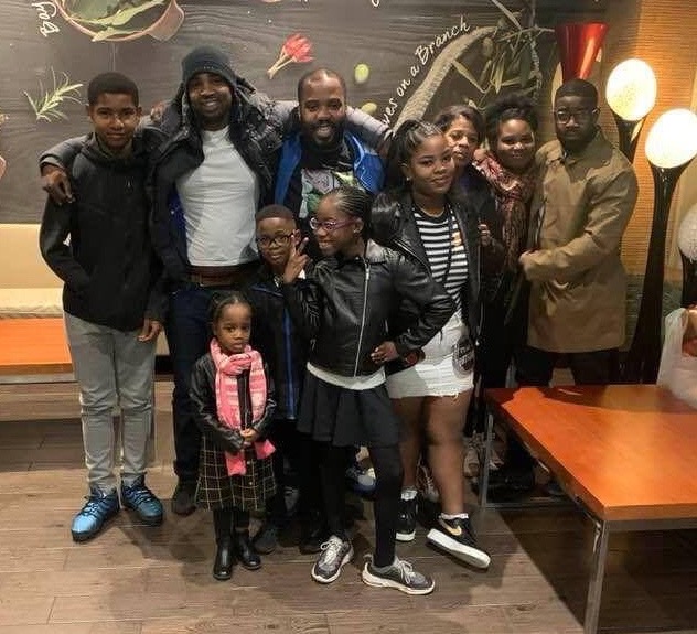 Winston Smith with his family 